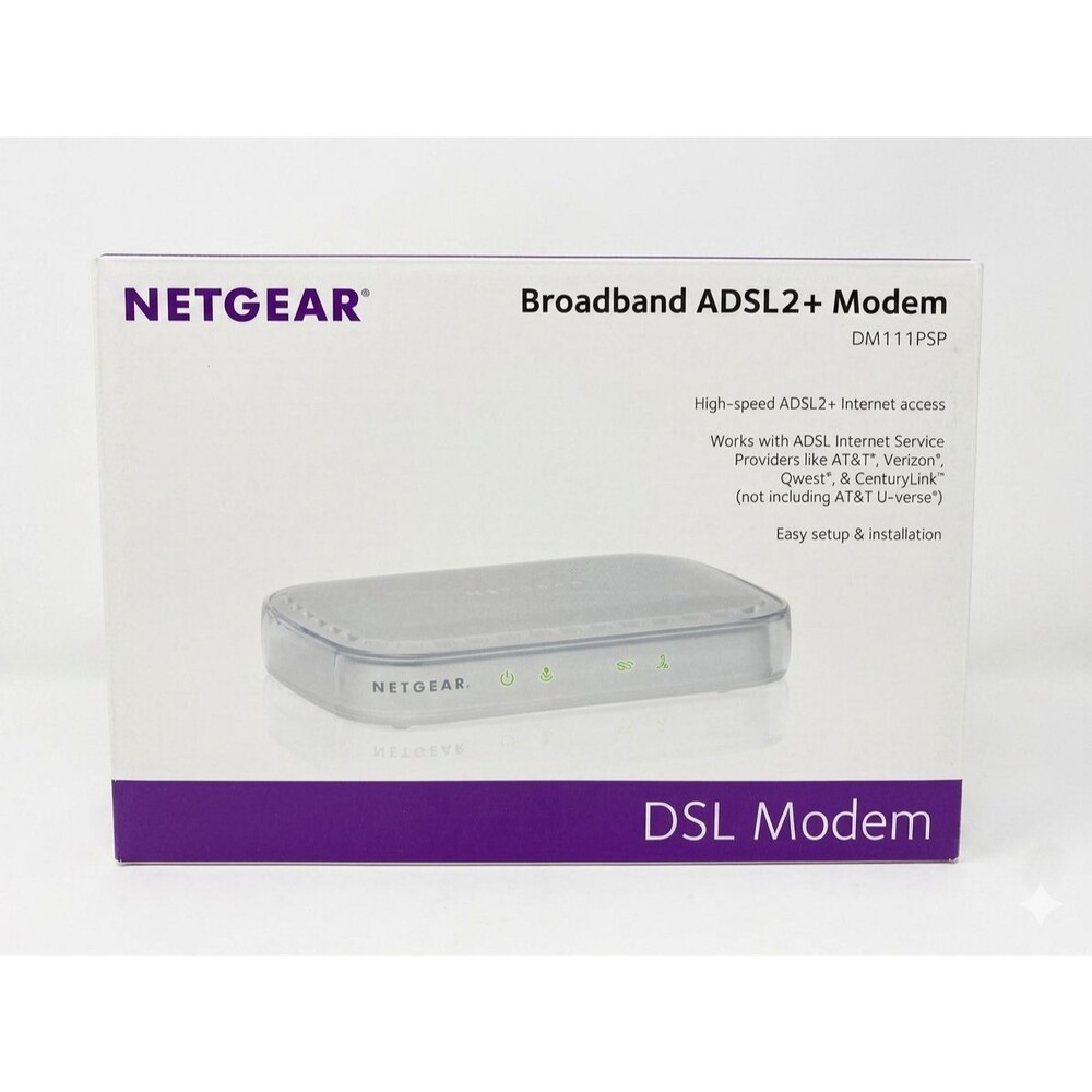 NETGEAR Broadband ADSL2+ Modem DM111PSP DSL Modem